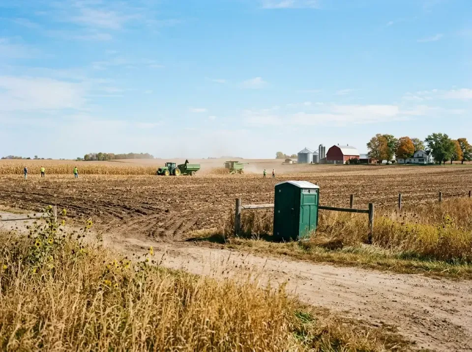 Porta Potty — Rural Setting